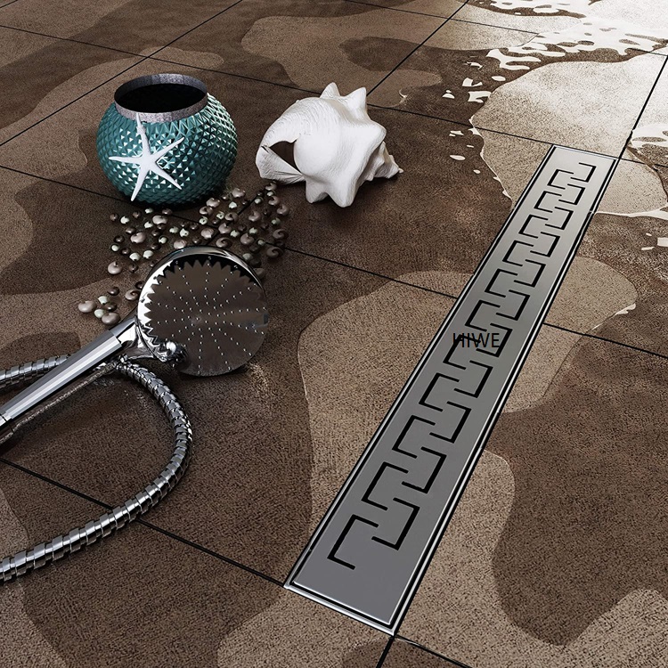 stainless steel linear shower drain HW106