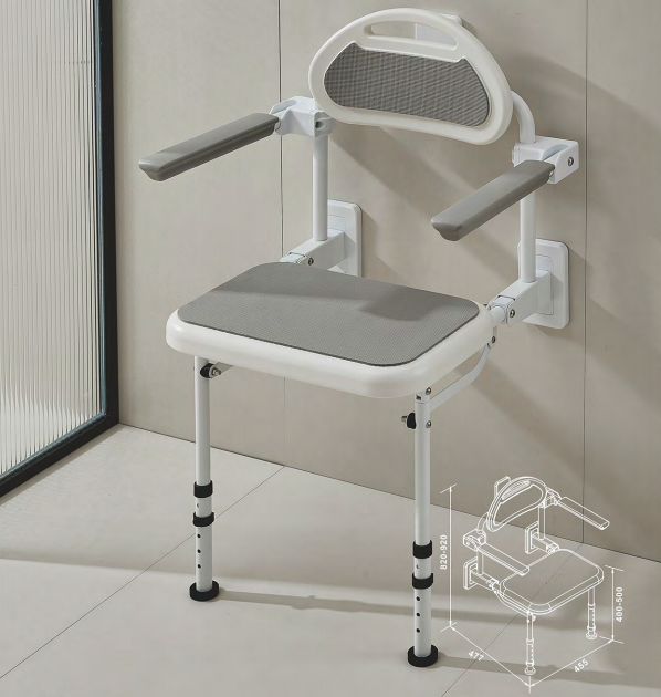 Wall - Mounted Shower Chairs  HW-8980-4