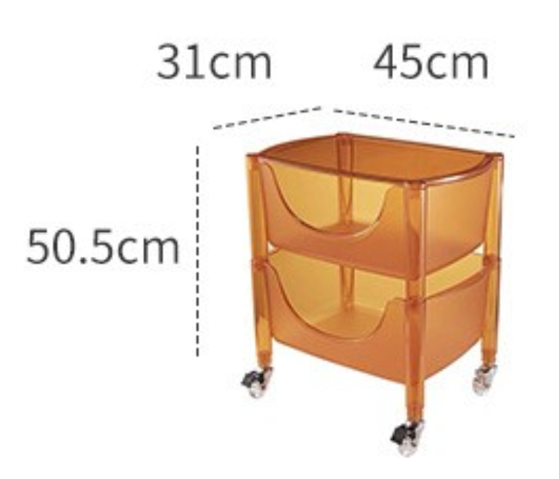 Two layers storage shelf HS8605